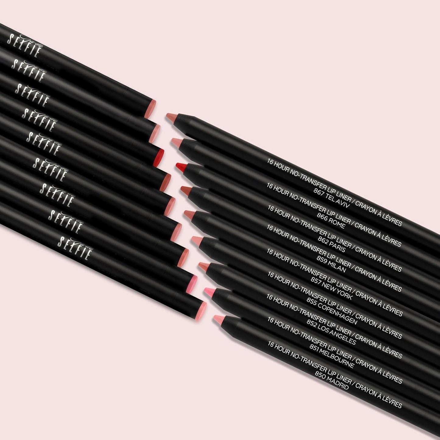 GA-DE Selfie 16 Hours Lip Liner, 857 - Long-Lasting, Transfer-Resistant Lip Liner Pencil - Lightweight, Creamy Soft Texture, High-Pigmented - 0.02 oz