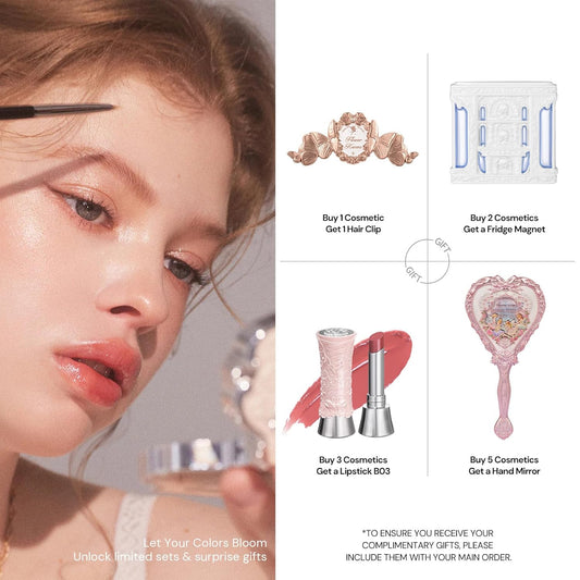 Flower Knows Strawberry Rococo Cloud Lip Cream,Velvety Matte Liquid Lipstick,Pink Lipstick,Long Lasting Lip Stain,Kiss-proof Blurred Lipstick for Girls&Women,0.12 Fl Oz(S05 Tiny Tulip)