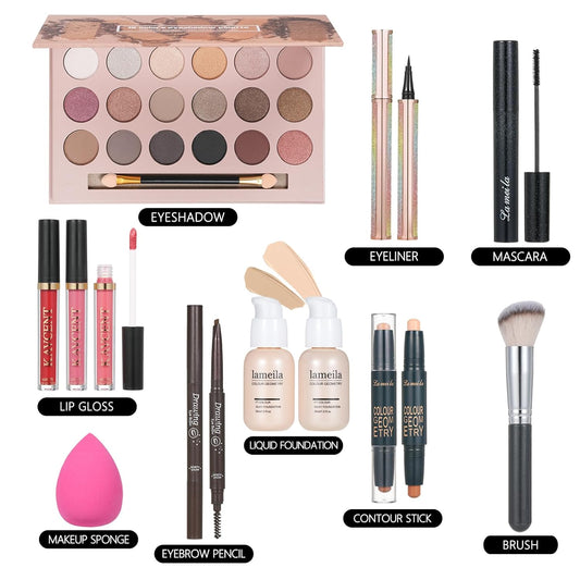 Makeup Kits Makeup Sets for Teens Women Teenagers Makeup Kit for Women Full Kit Make up Set Girls Gift Eyeshadow Foundation Makeup Kits for Teens Girls Ages
