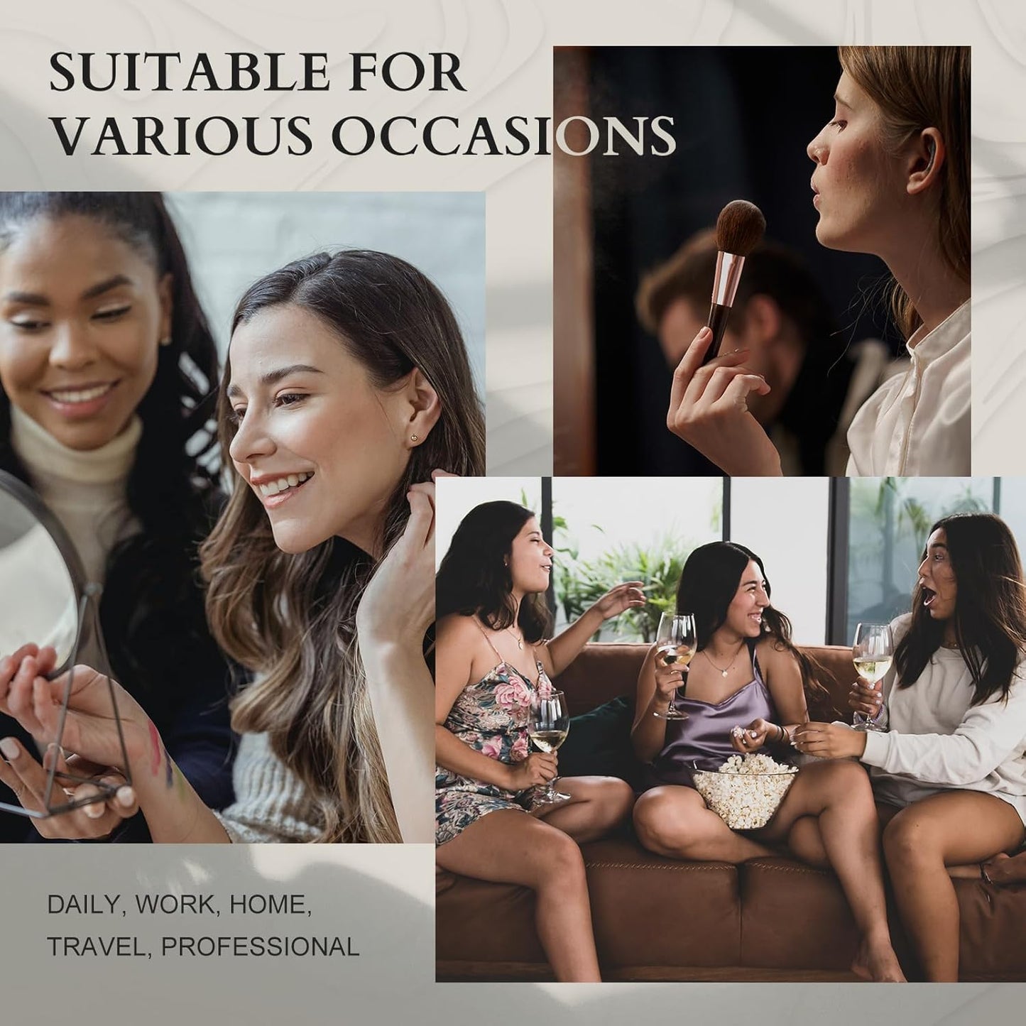 Makeup Kit for Women,All in One Makeup Gift Set for Girls in Cosmetic Train Case (White) With Mirror,Full Starter Cosmetic Kit Includes Eyeshadow Palette,Lipgloss,Blushes