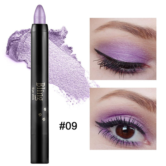 Boobeen Waterproof Eyeshadow Stick - Shimmer Cream Eyeshadow Pen for Easy Glitter Eye Makeup