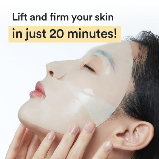 Abib Collagen Gel Mask Jericho Rose Jelly 4 Sheets (Nourishing) I Korean Vegan Collagen, Cooling Nourishing Hyaluronic Acid Hydrogel Face Mask Skin Care