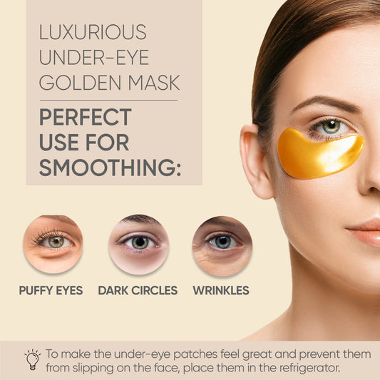 Celor Under Eye Patches for Puffy Eyes and Dark Circles - Eye Masks with Amino Acids & Collagen, Eye Care for Wrinkles - Birthday Gift for Women - Skincare Self Care - USA Tested (20 Pairs)