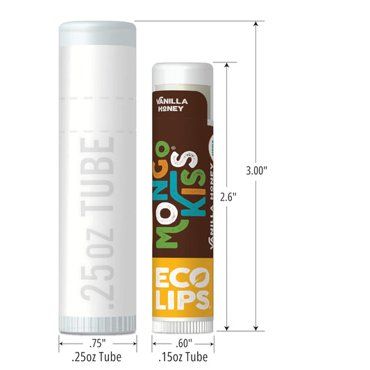 Mongo Kiss USDA Organic Lip Balm Set 8-pack (0.15 oz. each) with Mongongo Oil & Cocoa Butter to Moisturize Chapped Lips | Made in USA by Eco Lips (Variety)