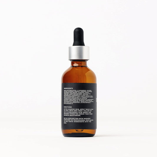 MASKĀD® Advanced Anti-Aging Multi-Peptide Enriched Facial Serum, Peptide Serum to Support Skin Appearance, Fine Lines, & Hydration, Collagen-Focused Care, Clean, Gentle Skin Care, Extra Large 2oz