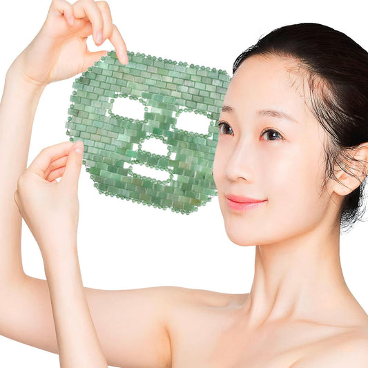 Jade Facial Mask|100% All Natural Jade Sleep Mask|Diminish Puffiness|Soothe Eye Fatigue