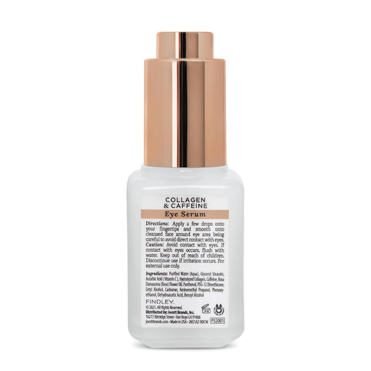 Firming Eye Lift Eye Serum with Collagen and Caffeine - Reduces Puffiness and Dark Circles | Hydrates and Reduces Wrinkles (1 Fl Oz)