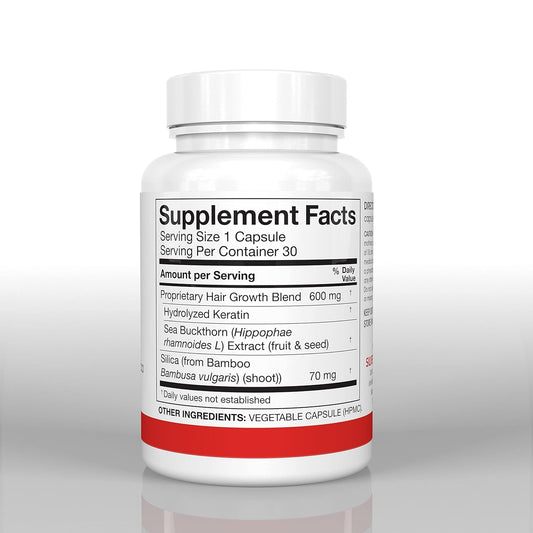 Silver Fern Hair Complex Hair Supplement for Promoting Healthy Hair - Each Bottle Contains 30 Days of Powder Supply - 2 Bottles