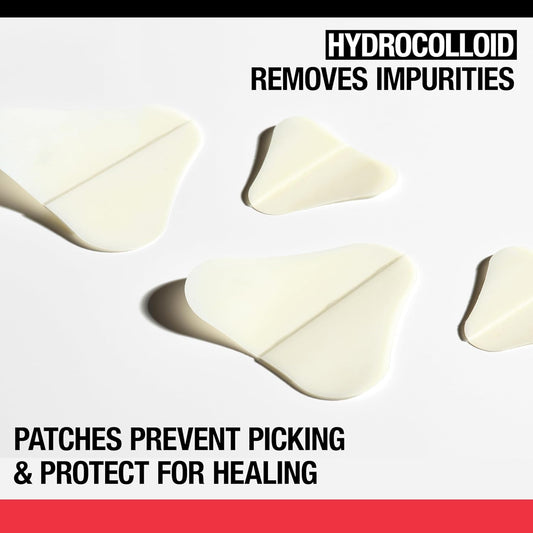 Neutrogena Stubborn Acne Ultra-Thin Blemish Patches, Acne Pimple Patches, Ultra-Thin Hydrocolloid Facial Stickers, Suitable for all Skin-Types, 10 Patches