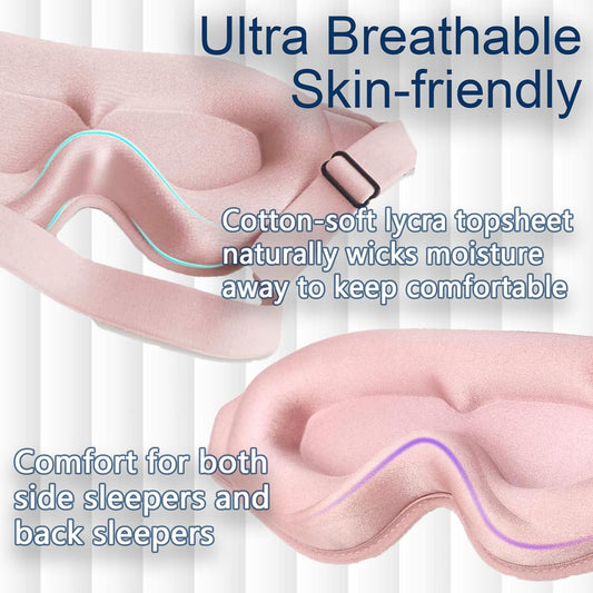 Eye Mask for Lash Extensions, Sleep Mask for Lash Extensions for Lashes Aftercare,Lash Extension Sleep Mask for Travel Yoga Nap, 3D Contoured Eye Mask