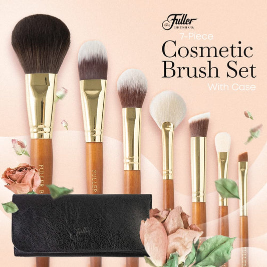 Fuller Cosmetic Brush & Bag Set (Set of 7 Brushes)