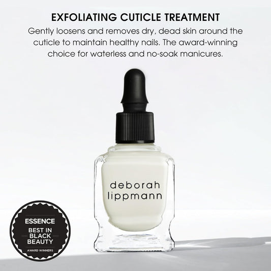 Deborah Lippmann Cuticle Remover Cuticle Softener for Nail Care No Soaking, No Peeling, No Nipping 0.5 Fl Oz