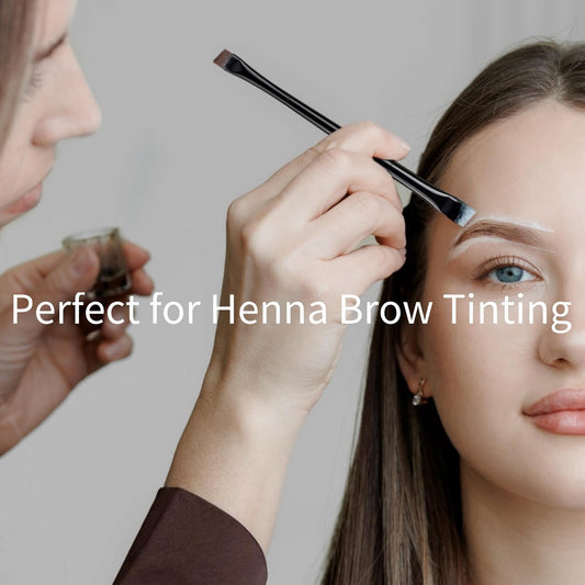 Eyebrow Mapping Kit, White Mapping Paste for Brow and Lip with Dual-Sided Brush and Cotton Swabs, PMU and Microblading Supplies