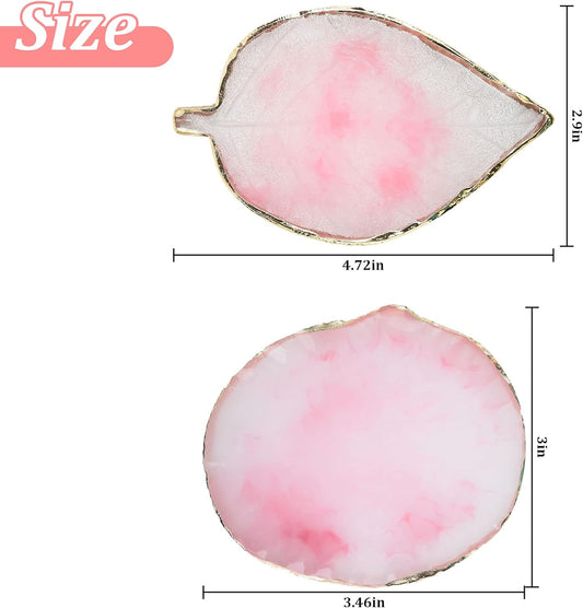 2 Pieces Nail Art Palettes Nail Polish Palette Mixing Palette Makeup Plate Nail Plates for Nail Art Nail Tip Holder Nail Art Display