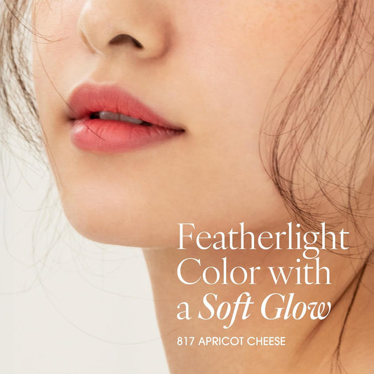 AIR LIPS 817 APRICOT CHEESE, Lip & Cheek, Natural Soft Matte Finish & Buildable, Airy Formula (1.2g, 0.003 oz.)
