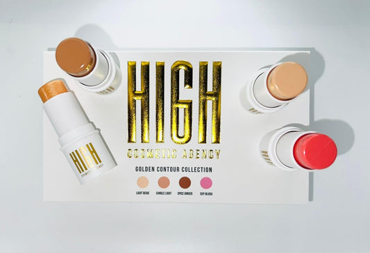 Contour,4 Piece Set, For Face, Professional Makeup, Cream, Long Lasting, Cruelty Free,Crystalline Artist Contour Colecction (Line To Go) Kit by Beauty Creations,Highlighter, high cosmetic agency