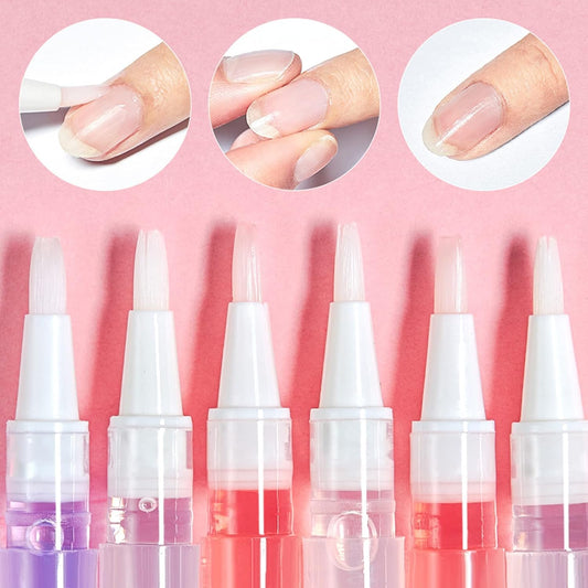 Nail Cuticle Oil Pen 18 Scents Gel Nail Oil Pen Nourishment Polish With Vitamins Moisturized Cuticle Care