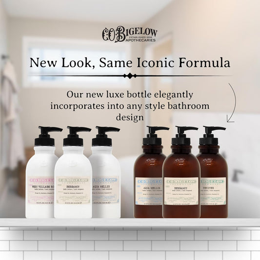 C.O. Bigelow Bergamot Body Lotion, Iconic Collection Moisturizing Body Lotion with Shea Butter, Borage Oil & Grapeseed Oil, 10.5 Fl Oz