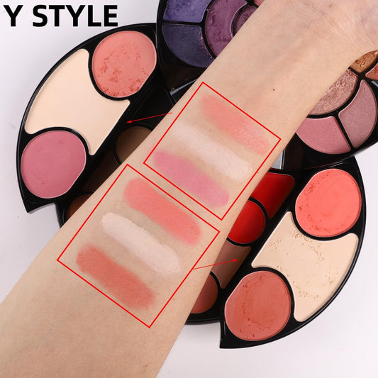 57 Colors Makeup Set (Type Y) for Valentines Day Gifts, Professional Makeup Kit for Women Full Kit, High Pigmented Eyeshadow Palette for Beginners, Make up Gifts for Girls and Teens