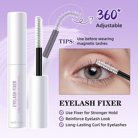 B&Qaugen Magnetic Eyelashes with Applicator Lashes Reusable Glue-Free Natural Look Cluster Kit Easy to Wear and Remove(M01)