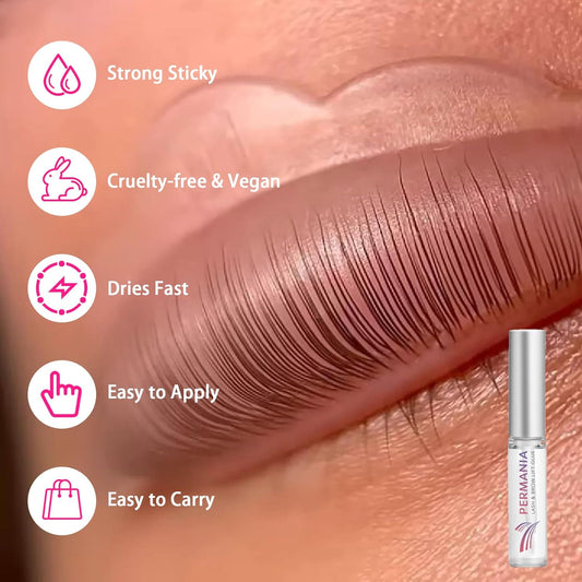 PERMANIA Lash Lift Kit, Lash Perm Kit, Fast Eyelash Lifting 5 Minutes DIY at Home with Strong Glue Disposable Sachet Lash Lifting Kit Last 6 Weeks (30pcs)