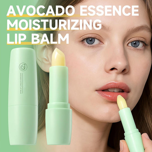 2 Pack Hyaluronic Acid Lip Balm, Avocado Moisturizing Lip Balm for Prevents Dry, Reduces Lip Lines Refreshing Soothing for Lip Softening & Hydration