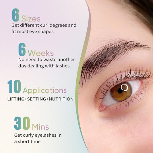 PERMANIA Korean Lash Lift Kit, Tube Design Easy to Apply Brow Lamination Kit, for Natural Results Instant Lifting & Curling with Detailed Instruction (with Glue Balm)