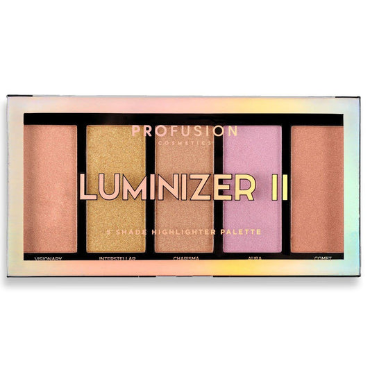 Profusion Cosmetics 5 pc Luminizer Makeup Palette for Mesmerizing Look, Raise Your Makeup Routine with Premium Beauty Kit and Get Flawless Look