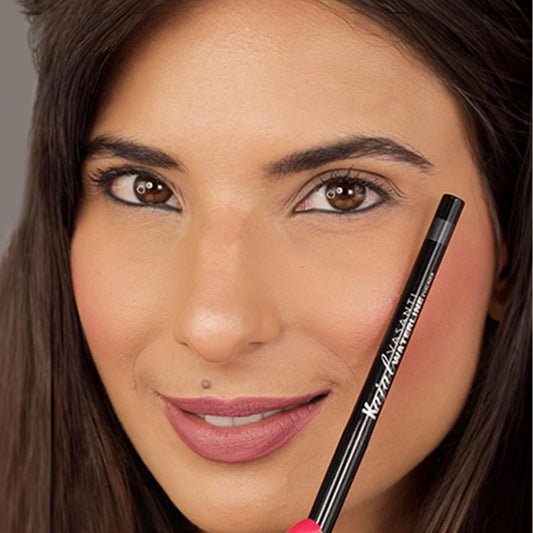 VASANTI Kajal Waterline Eyeliner Pencil - Long-lasting, Waterproof, Smudge-proof, Safe for Sensitive Eyes, Waterline Eye Liner - Opthalmologist Approved and Tested (Slate Grey)
