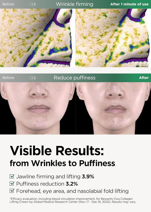 Bewants gua sha neck cream roller, korean neck cream with massage roller, rapid lift neck serum roll on, moisturizer for tightening skin with centella asiatica (2 Pack)