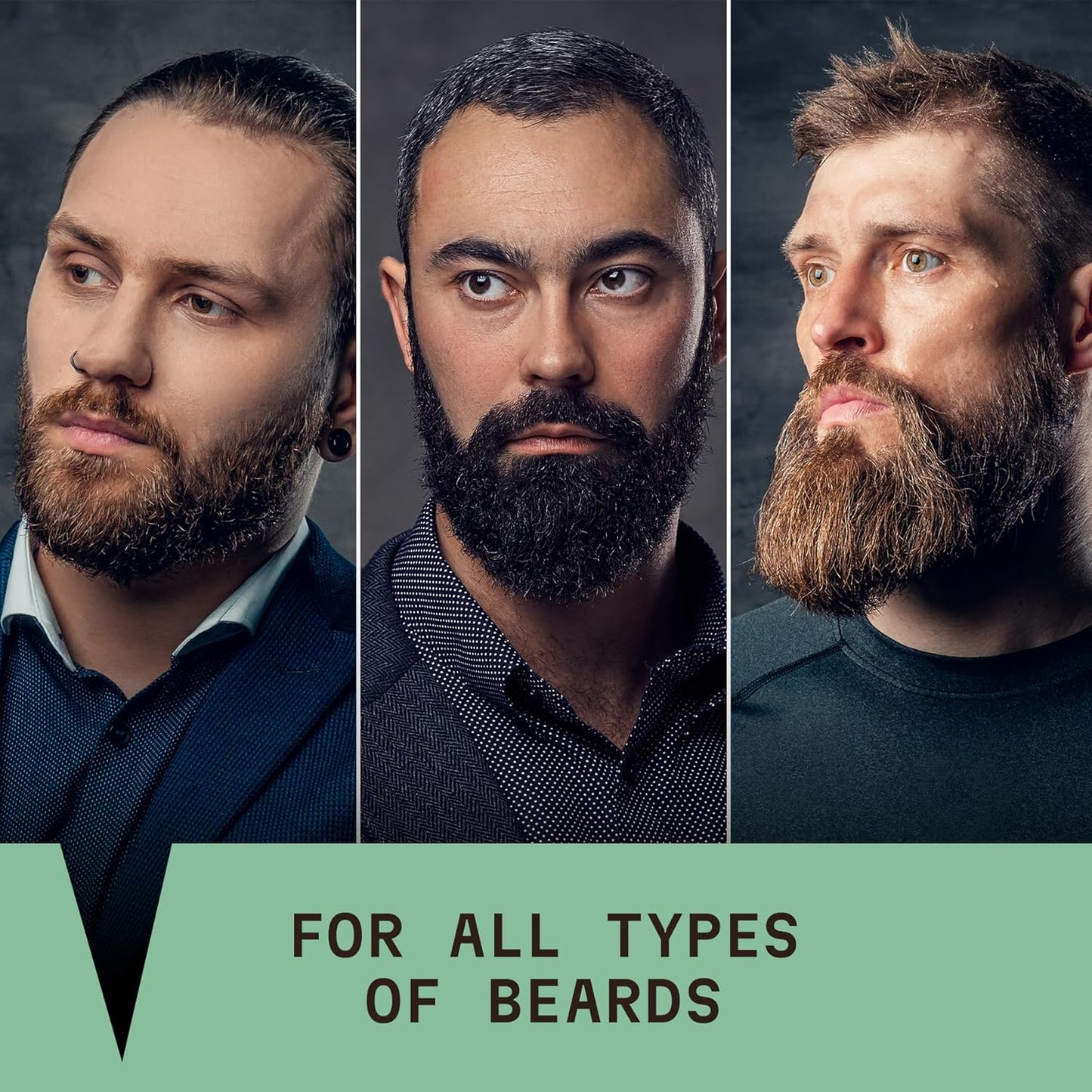 Striking Viking Beard Shampoo with Tea Tree, Biotin & Jojoba Oil - 17 oz Deep Cleansing, Paraben & Sulfate Free for All Beard Types