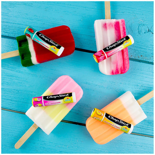 ChapStick Lip Moisturizer, Strawberry Ice Pop, 12-Pack – Limited Edition Bulk Lip Balm, Sweet & Refreshing, 0.15 Oz Ea