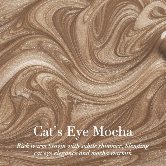 AZUREBEAUTY Cat Eye Nail Polish Quick Dry Nude Brown Magnetic Fingernail Polish no Gel Long-lasting Salon-Quality for Women Girl Gift 0.34 fl oz