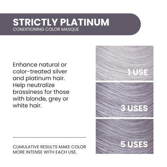 ALOXXI InstaBoost Conditioning Color Mask in Strictly Platinum, Deposits Platinum Color and Deeply Conditions Hair, 6.8 Fl Oz