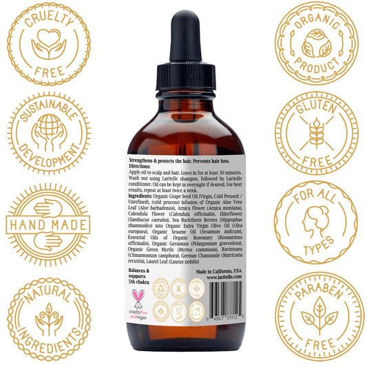 Organic Hair Growth Set Silk Velvet | Shampoo 17 oz + Conditioner 16 oz + Hair Loss Treatment 4 oz | Plant-based Keratin Protein + Biotin + Rosemary, Geranium, Chamomile. SLS-free. Vegan. GF