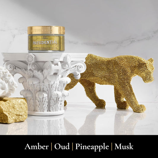 LUXURY LIFE BUTTER - Irresistibly Scented Body Butter with Hyaluronic Acid for Ultimate Moisture. Hydrates for a Non-Greasy Glamorous Glow (Dessert, Presidential and Peach Smoke)