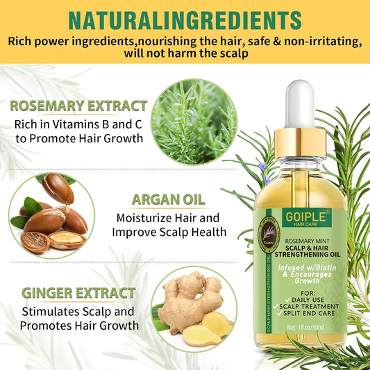 Edge Control Wax Strong Hold Non-greasy Hair Styling Gel - Edge Wax No Flaking Edge Control for Black Hair Edge Wax for Women Rosemary Hair Oil for Hair Growth Edge Brush Hair Braid Bonnet(7pcs)