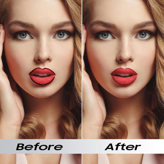 Lip Stain Peel Off - Lip Liner Waterproof, Lip Liner Stain Transfer Proof & Plumping, Moisturizing Non-Stick Cup Matte Finish Stay On All Day, Mauve Color