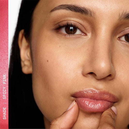 Beauty Pie Wondergloss Collagen Lip Oil + Spicy Pink 0.13 fl oz – Hydrating, Plumping, Non‑Sticky Lip Oil Gloss Hybrid with Collagen AC Micro‑Vectors & Cherry Hibiscus Oils