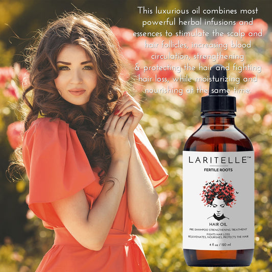 Organic Hair Loss Treatment for Men and Women | Fortifying, Strengthening and Follicle Rejuvenating | Stops Hair Shedding, Promotes New Hair Growth | GMO-free. Vegan | 4 oz