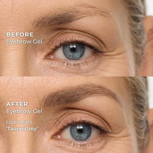 WUNDERBROW Waterproof Eyebrow Gel, Taupe-Grey, Vegan and Cruelty-Free