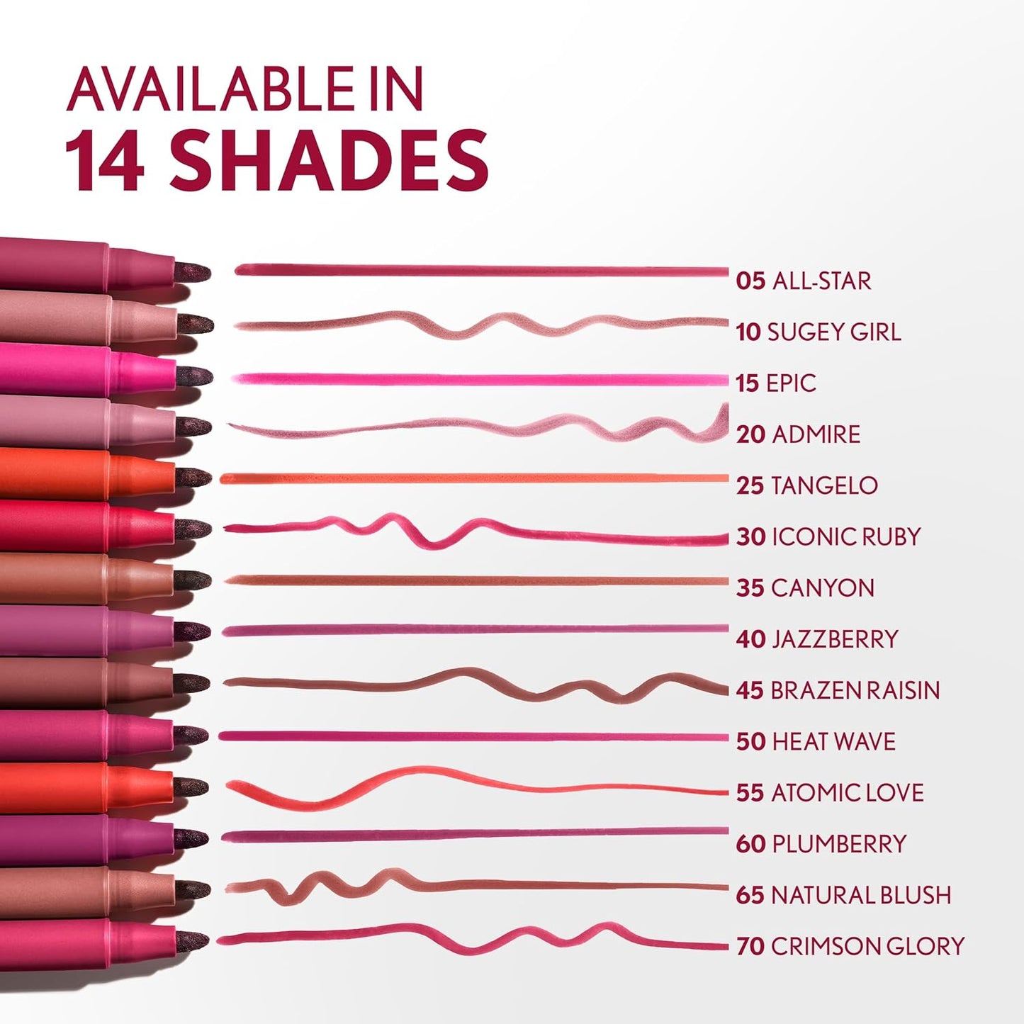 COVERGIRL Outlast, 50 Heat Wave, Lipstain, Smooth Application, Precise Pen-Like Tip, Transfer-Proof, Satin Stained Finish, Vegan Formula, 0.06oz