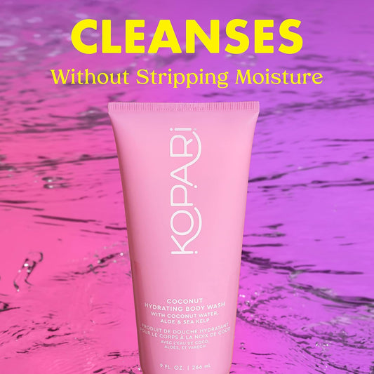 Kopari Hydrating Body Wash - Non-Toxic, Paraben Free, Gluten Free & Cruelty Free - Made with Organic Coconut Oil - 9 oz 2 Pack