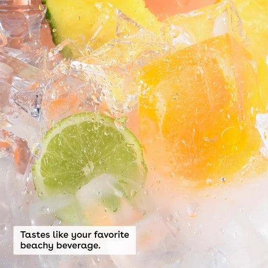 eos Flavor Lab Secret Menu Lip Balm Gift Set - Tropical Chiller, Limited-Edition, Moisturizing, Hydrating, Dry Lips, Variety Pack, 0.14 oz, 4-Pack