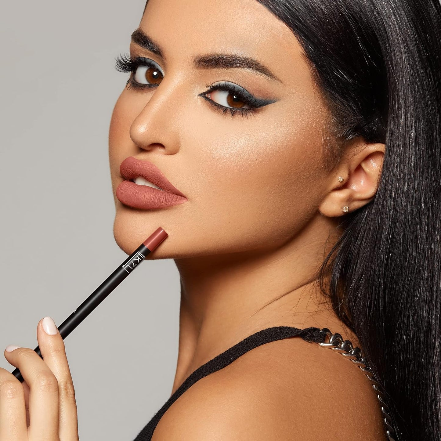 K7L Light Brown Lip Crayon (Vegan) - Waterproof and Long-lasting - Biscuit