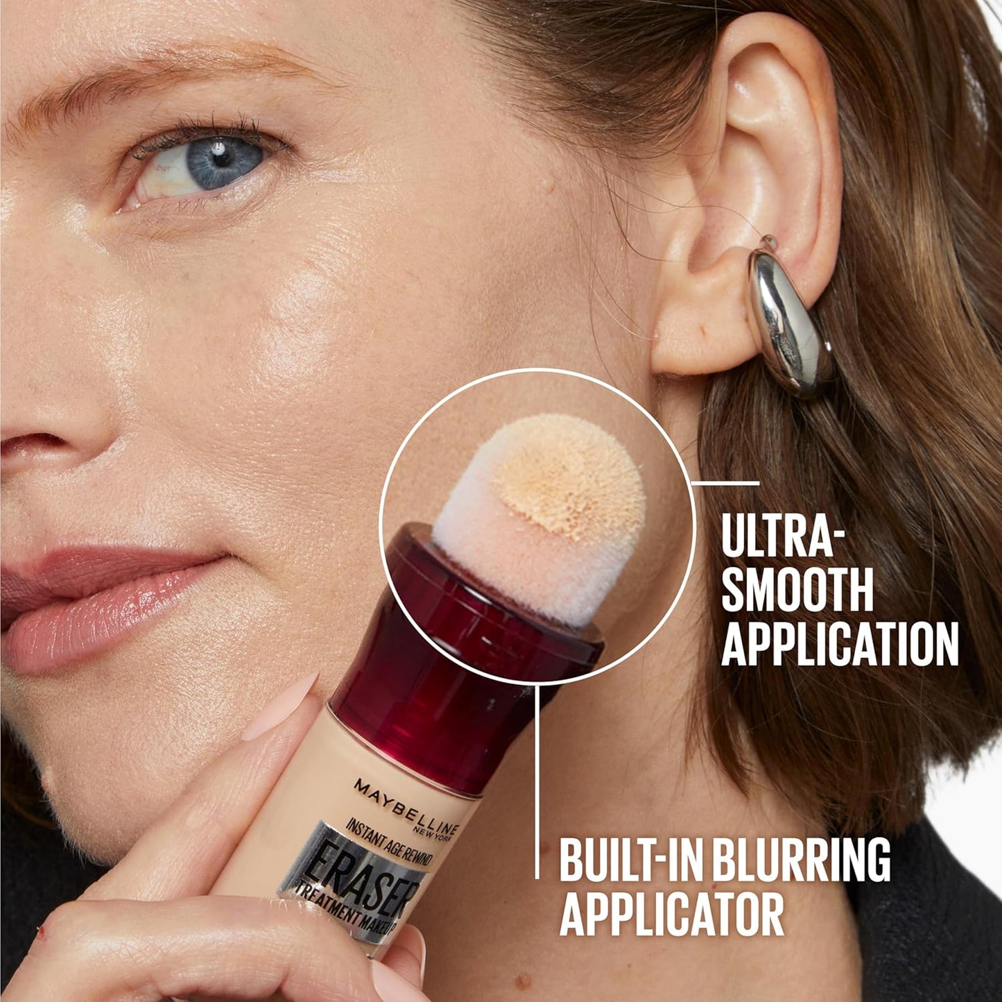 Maybelline Instant Age Rewind Eraser Foundation with SPF 20 and Moisturizing ProVitamin B5, 360, 1 Count