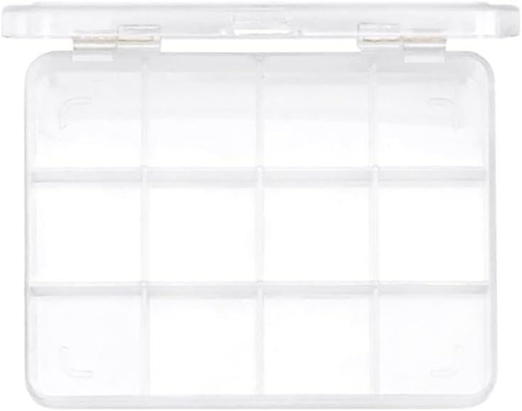 Viking Jack, Empty Makeup Palette Case made for Depotting Makeup/Creams into a Transparent Container, 12 Sections