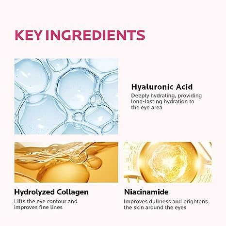 ZealSea 8 Pairs Under Eye Masks for Dark Circles and Puffy Eyes - Hydrating Eye Patches, Gel Eye Patches Eye Bags Treatment for Women - Cling to Eye Moisturizing Lighten Fine Lines