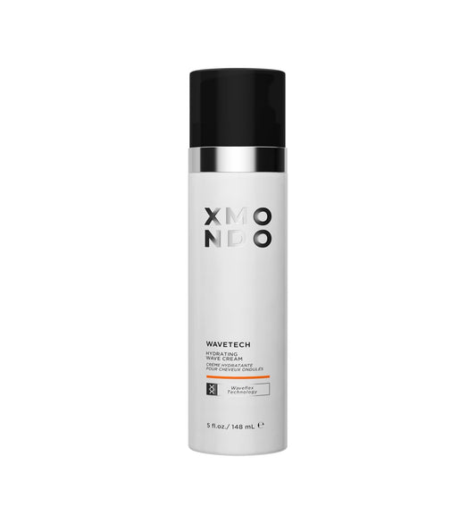 XMONDO Hair Wavetech Hydrating Wave Cream, Vegan Formula Wavy Hair Curl Cream with Coconut and Argan Oil for Definition, Breakage Protection, and Hair Hydration, 5 Fl. Oz