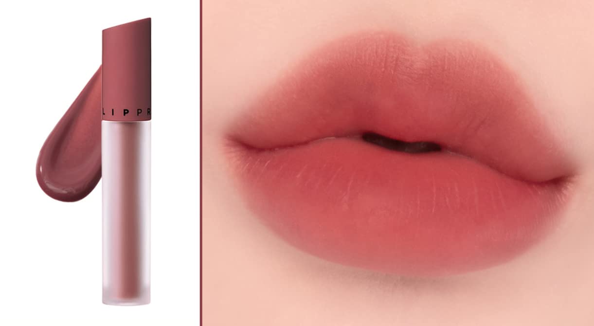 JUNG SAEM MOOL LIP-PRESSION See-Through Tint 0.14 Fl Oz, Soft Blurred Velvet Tint with Lightweight Long lasting Hydration, Seamless Fit Texture, Mood Tone Color, Korean Lip Makeup (SHA ROSY)